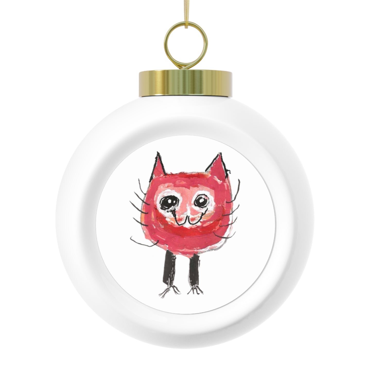 Red Cat Ornament