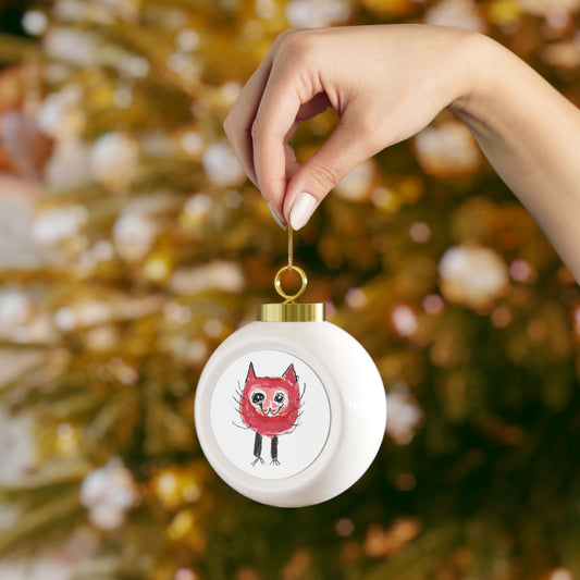 Red Cat Ornament